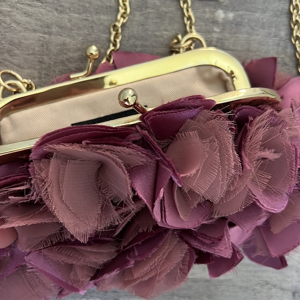 J Crew shoulder hand purse with floral detail - Picture 4 of 16